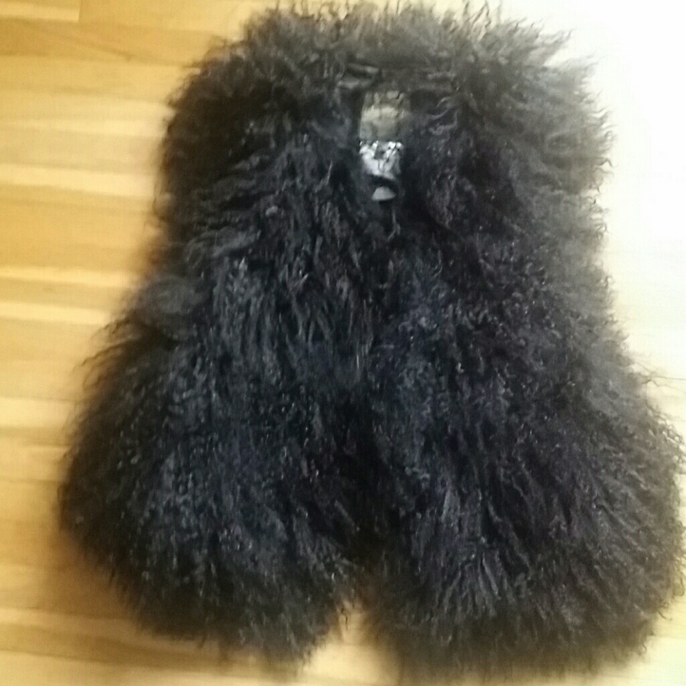 NWOT Madewell Wearmater  lamb shearling vest Sz.S